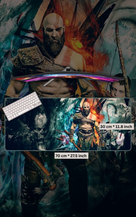 Kratos God Of War | Gaming Mousepads | Custom Mousepads | Office Desk Mat & Table Mat | In Pakistan