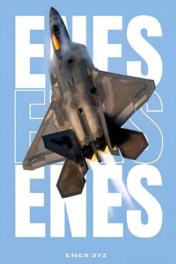 Lockhead Martin F 22 | Fighter Jets | Aviation Posters | Metal Posters | Wall Art
