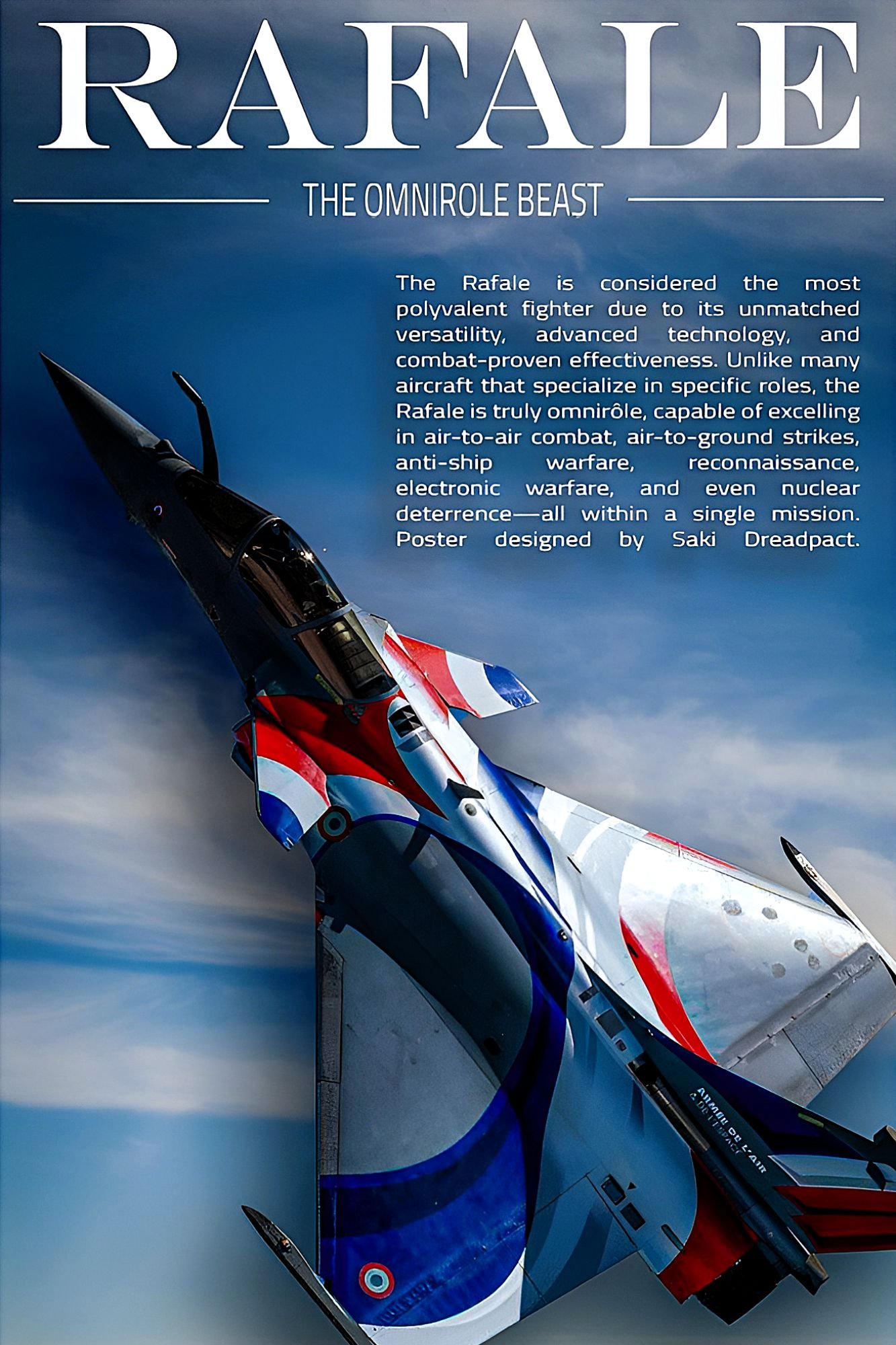 Rafale The Beast | Fighter Jets | Aviation Posters | Metal Posters | Wall Art